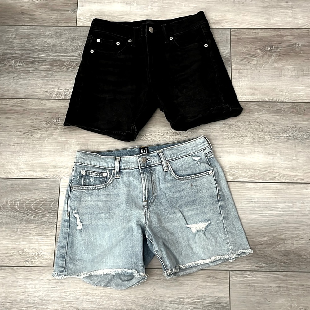 Gap Denim 5” Cut Off Shorts Bundle Size 25